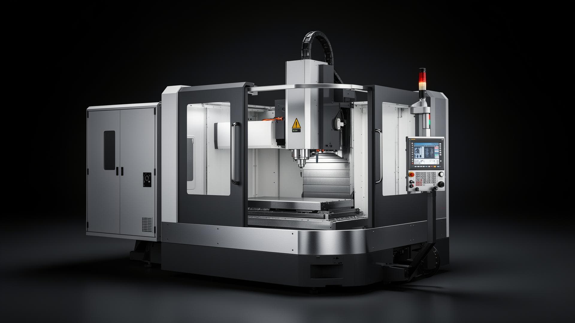 CNC machine hero background